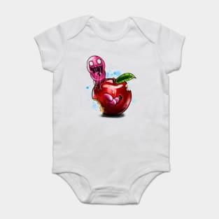 A Worm in an Apple Baby Bodysuit